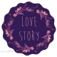 Naklejki "Love story"